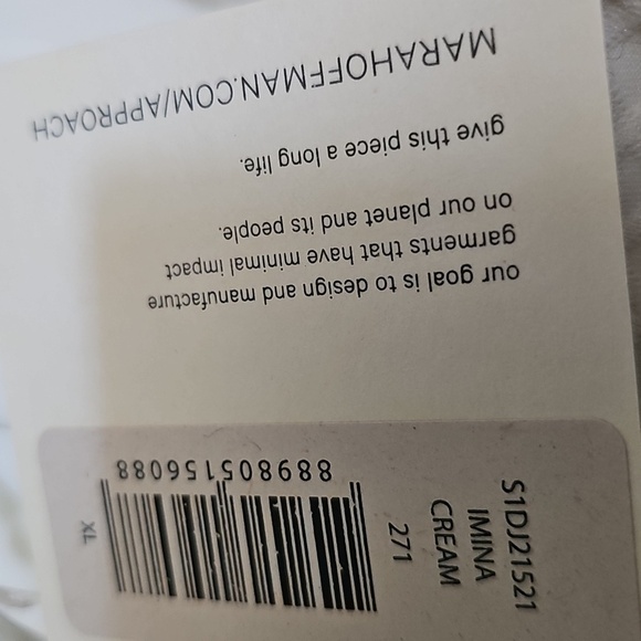 Mara Hoffman Imina Waffle Jacquard Bikini Bottom Brand New Size XL - Picture 6 of 6